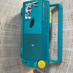 Toshiba Vintage Bugs Bunny Cassette Player!